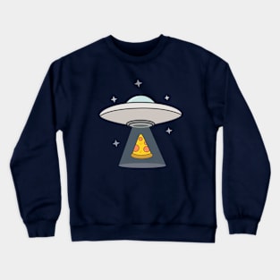 Kawaii UFO Pizza Abduction T-Shirt Crewneck Sweatshirt